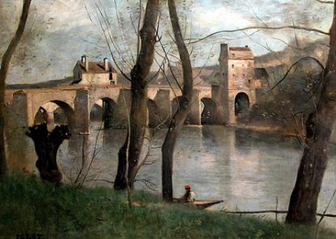 Le pont de Mantes, Camille Corot