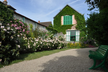 Roseraie à Giverny