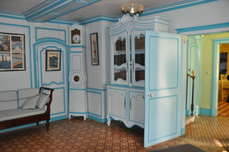 Salon bleu, Giverny