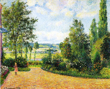 Camille Pissarro, Le Jardin de Mirbeau aux Damps, 1891, huile sur toile