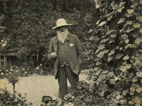 Claude Monet dans son jardin