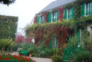 La maison de Monet à Giverny en octobre