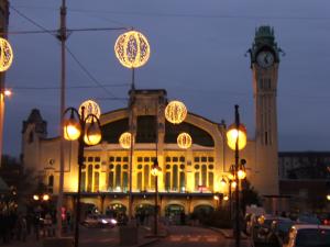 Gare de Rouen la nuit, 1er décembre