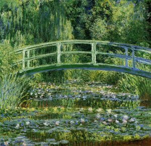 Le Bassin aux Nympheas, Claude Monet 1899, 90x90 cm, Art Museum, Princeton University, Princeton, New Jersey