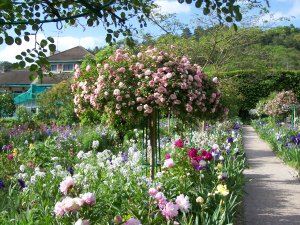 Le jardin de Monet au printemps