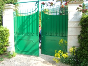 Portail de la grande allée, fondation Claude Monet à Giverny