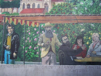 fresque à Vétheuil