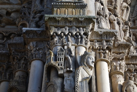 Cathédrale de Chartres, Portail royal, détail