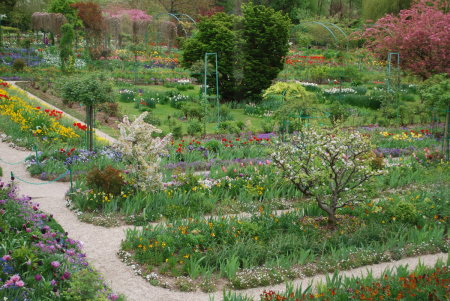 Le jardin de Monet vu depuis son 2e atelier
