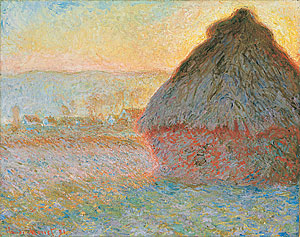 Meule, soleil couchant, Claude Monet 1891 Museum of Fine Arts, Boston, Massachusetts
