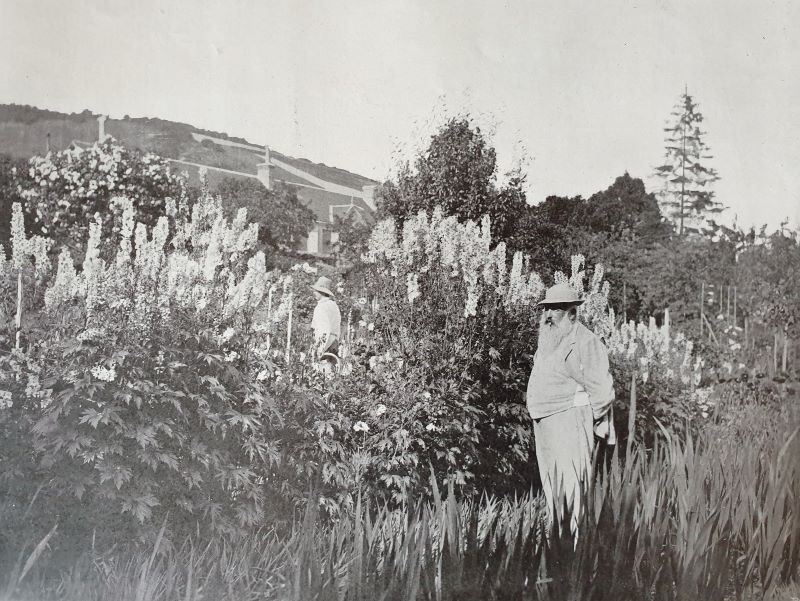A Giverny en 1908 avec Forestier