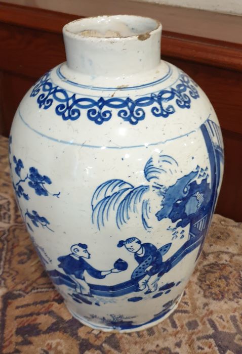 Le vase bleu de Chine