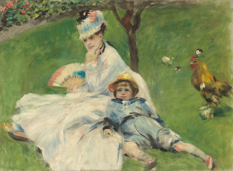 Camille Monet vue par Renoir