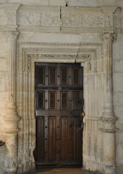 Porte Renaissance à Vernon, église Notre-Dame