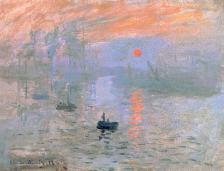 Claude Monet, Impression, soleil levant, 1872, Paris Musée Marmottan-Monet