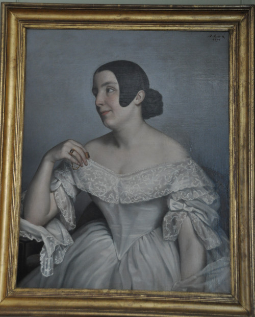 Adolf Rynck, Louise Justine Aubrée épouse de Claude Adolphe Monet, 1839 