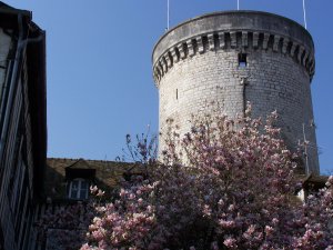 La Tour des archives, donjon du château de Vernon, Normandie