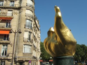 Flamme de la statue de la Liberté, Paris