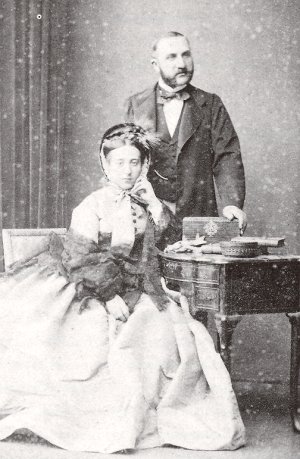 Les parents de Claude Monet vers 1855