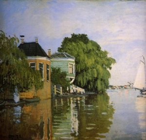 Zaandam (détail) Claude Monet 1871 MET New York USA