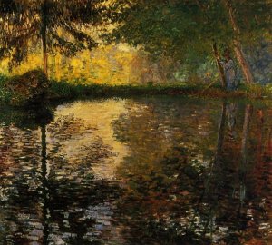 L'étang à Montgeron, Claude Monet