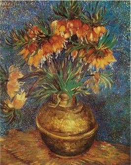 Fritillaires dans un vase en cuivre, Vincent van Gogh