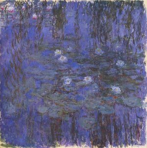 Nymphéas bleus, Claude Monet, musée d'Orsay Paris France