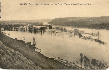 Crue de 1910 à Vernon