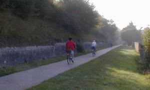 Chemin pour les piétons et les cyclistes de Vernon à Giverny