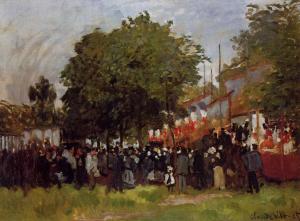 La fête d'Argenteuil, Claude Monet